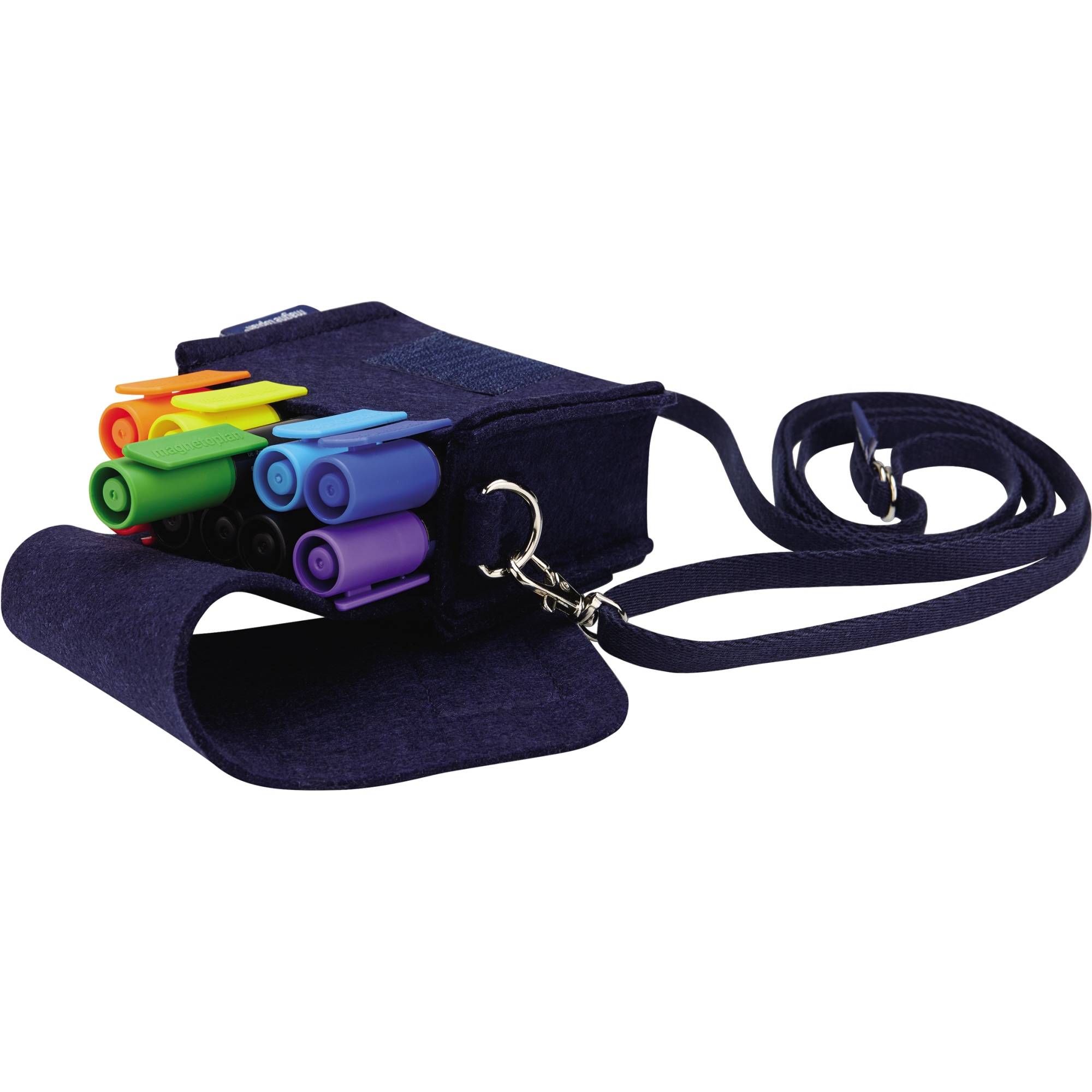 magnetoplan Moderationstasche 11124 Marker-Holster ecoAware dunkelblau