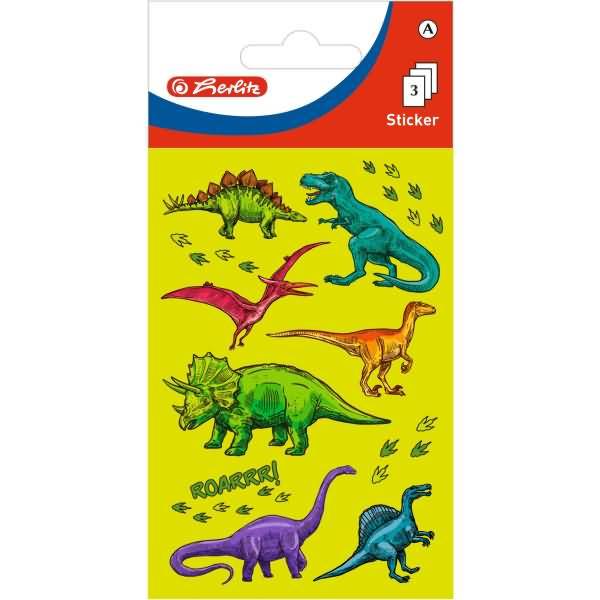 Sticker-Etikett Junge Motiv 2 3 Stück Dino