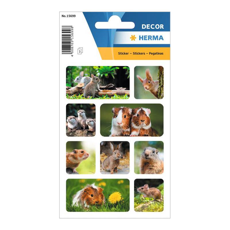 HERMA Sticker DECOR "Nagetiere"
