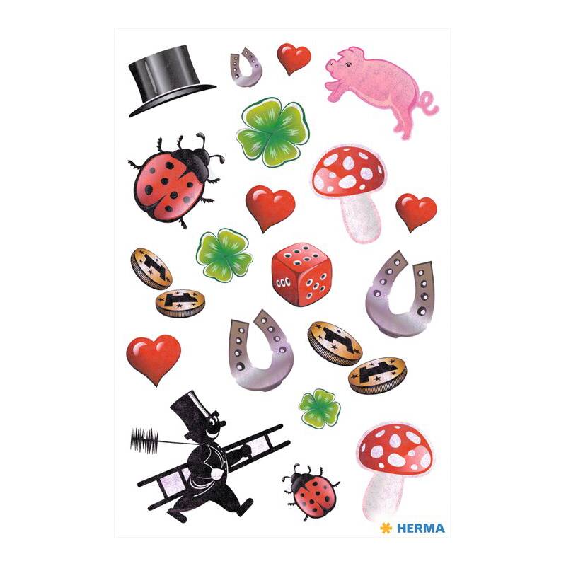 HERMA Sticker DECOR "Glückssymbole"