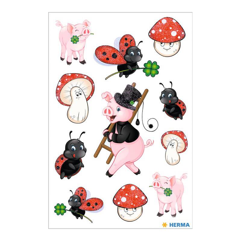 HERMA Sticker DECOR "Glücksbringer"