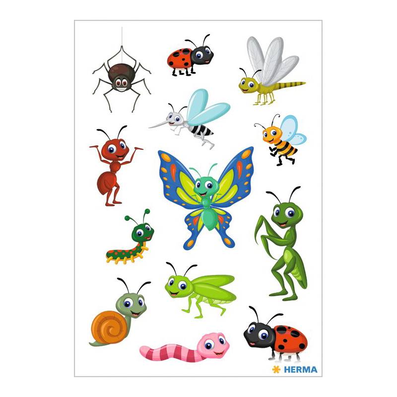 HERMA Sticker DECOR "Kleine Krabbeltiere"