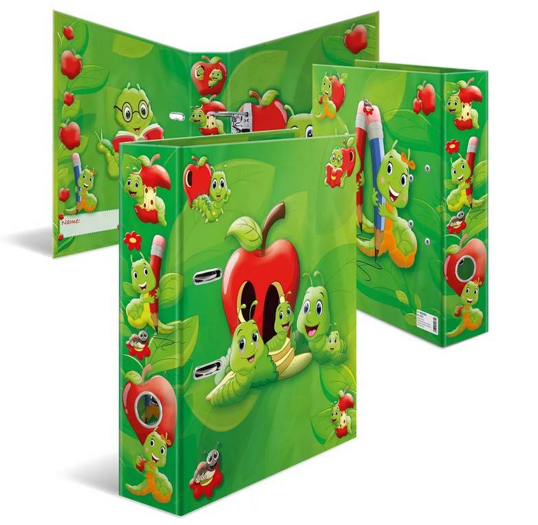 Motiv-Ordner A4 Fritz der Wurm