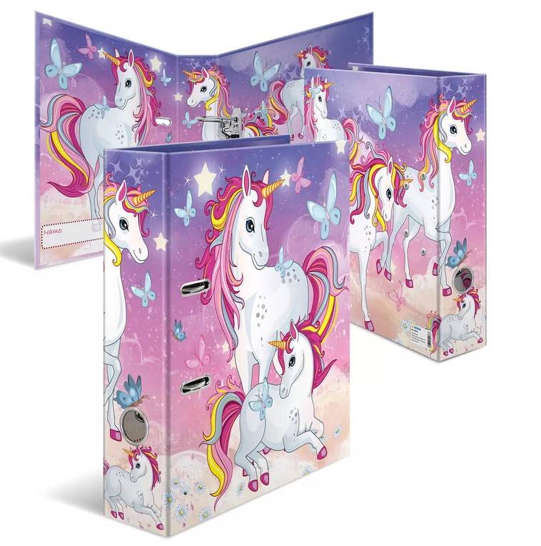 Motiv-Ordner A4 Einhorn
