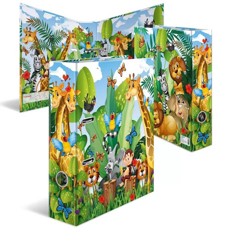 Motiv-Ordner A4 Dschungel