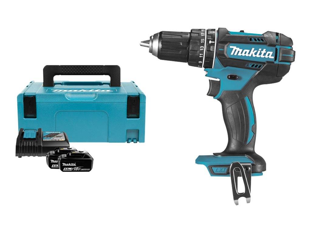Makita DHP482RTJ - Bohrhammer/Treiber - schnurlos - 2 Geschwindigkeiten - Bohrfu