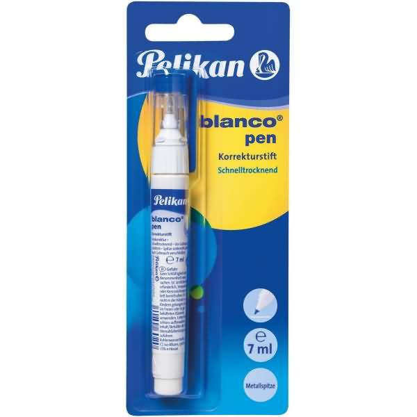 Korrekturstift Blanko 7ml weiß Blister