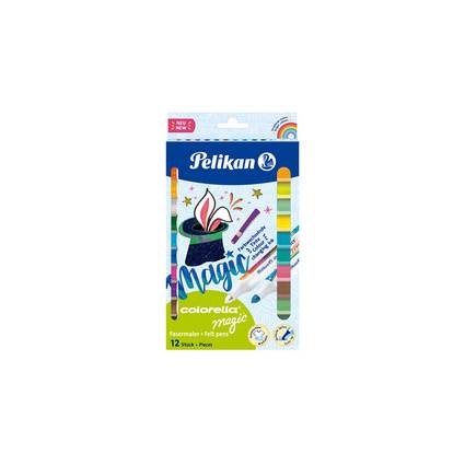 Pelikan Fasermaler colorella magic, 12er Kartonetui