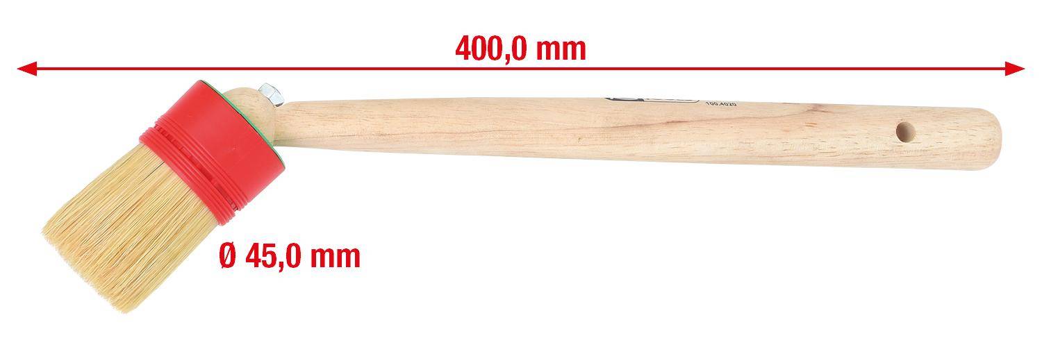 KS TOOLS Rundwinkelpinsel für Reifenmontierpaste, Ø 45mm