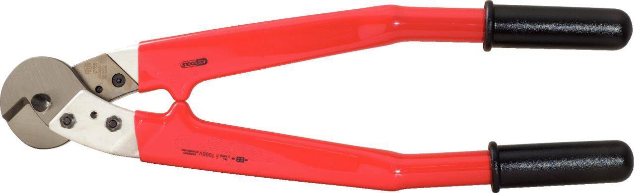 KS TOOLS Isolierte Drahtseil-Kabelschere, 600mm (117.1266)