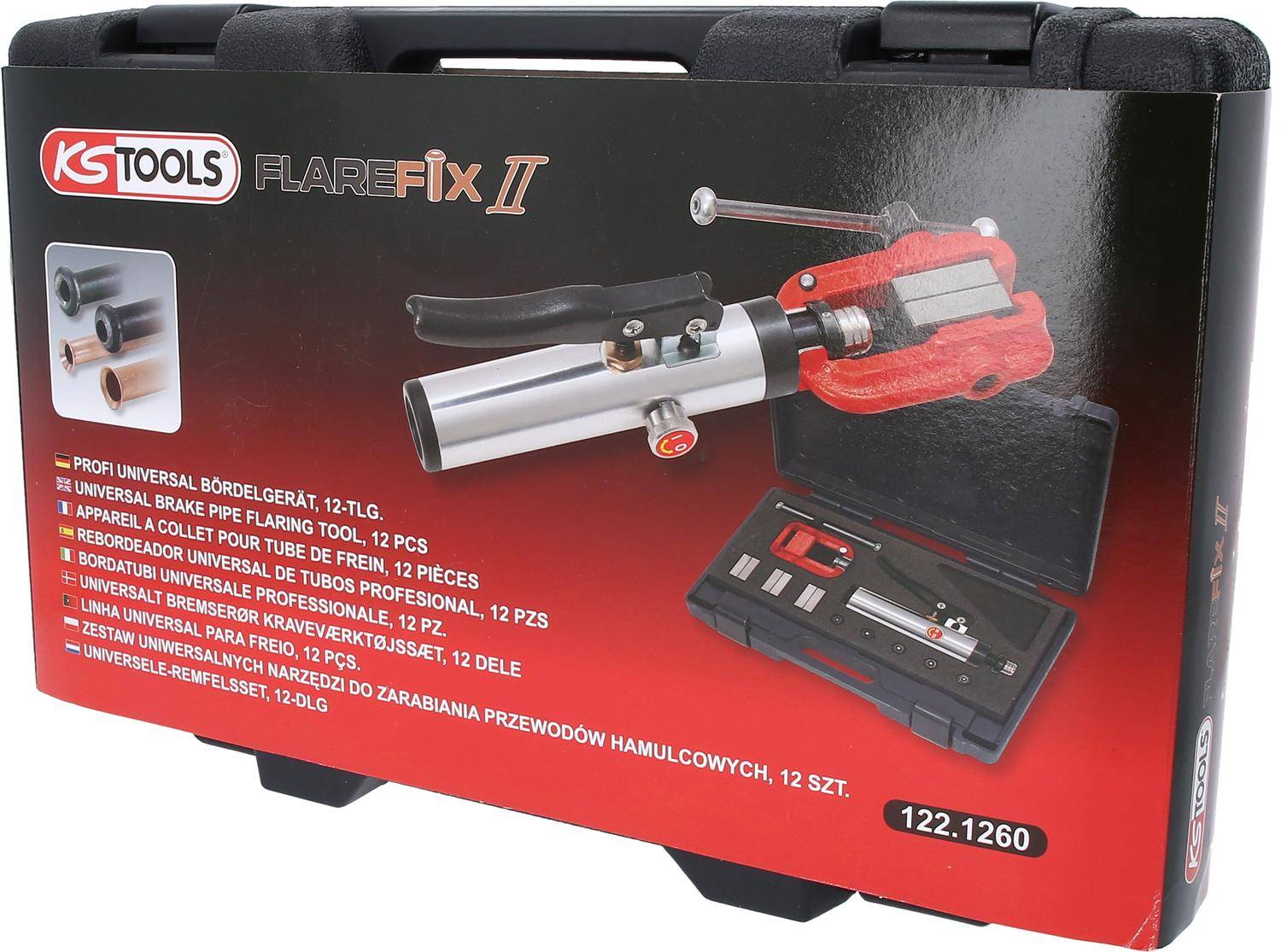 KS TOOLS Universal-Brdelgert-Satz, 11-tlgFlarefix II