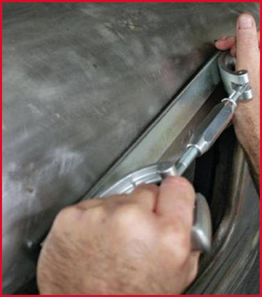 KS TOOLS Karosseriefeile, verstellbar, 350mm