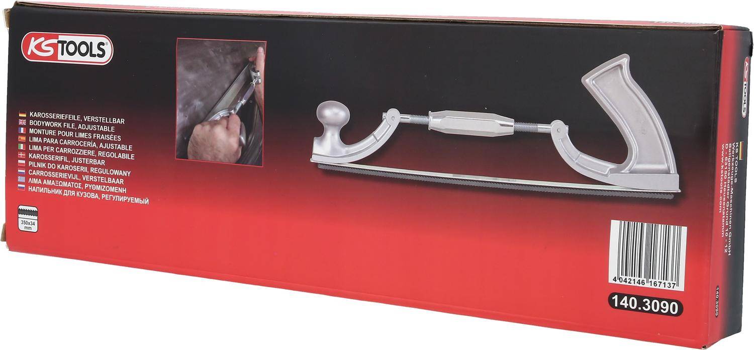 KS TOOLS Karosseriefeile, verstellbar, 350mm