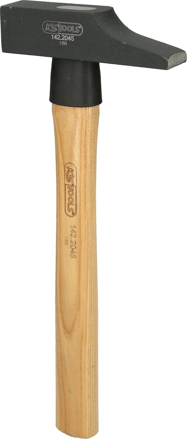 KS TOOLS Schreinerhammer, Hickory-Stiel, französische Form, 500g