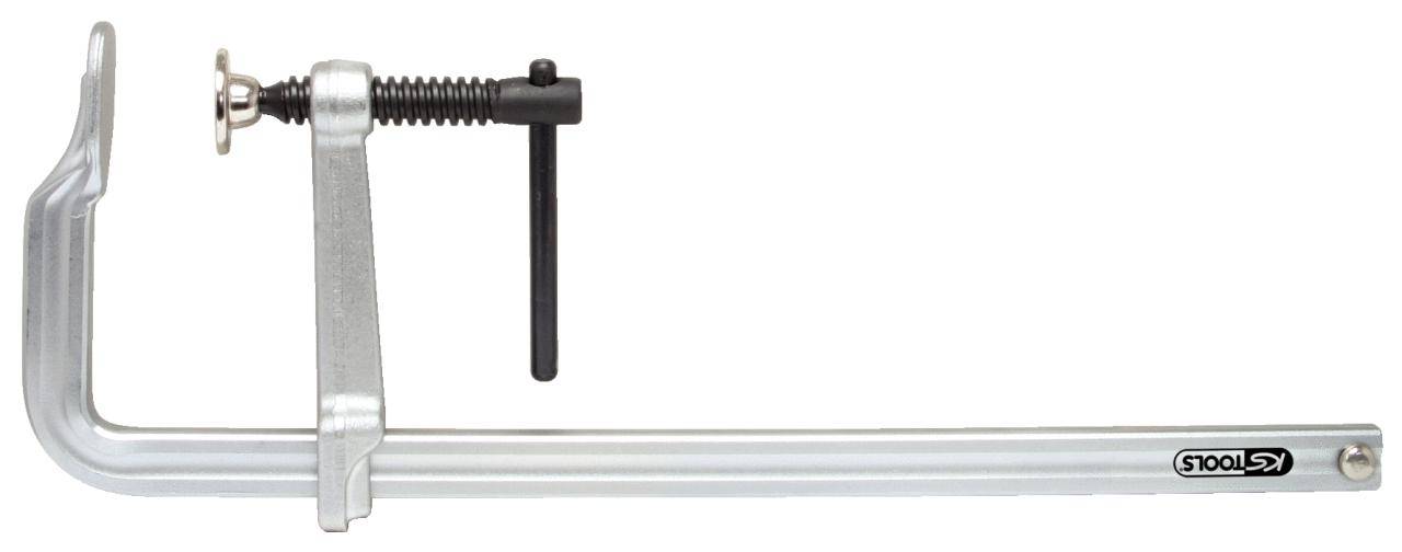 KS TOOLS Ganzstahl-Schraubzwinge mit Knebel, 120x250mm