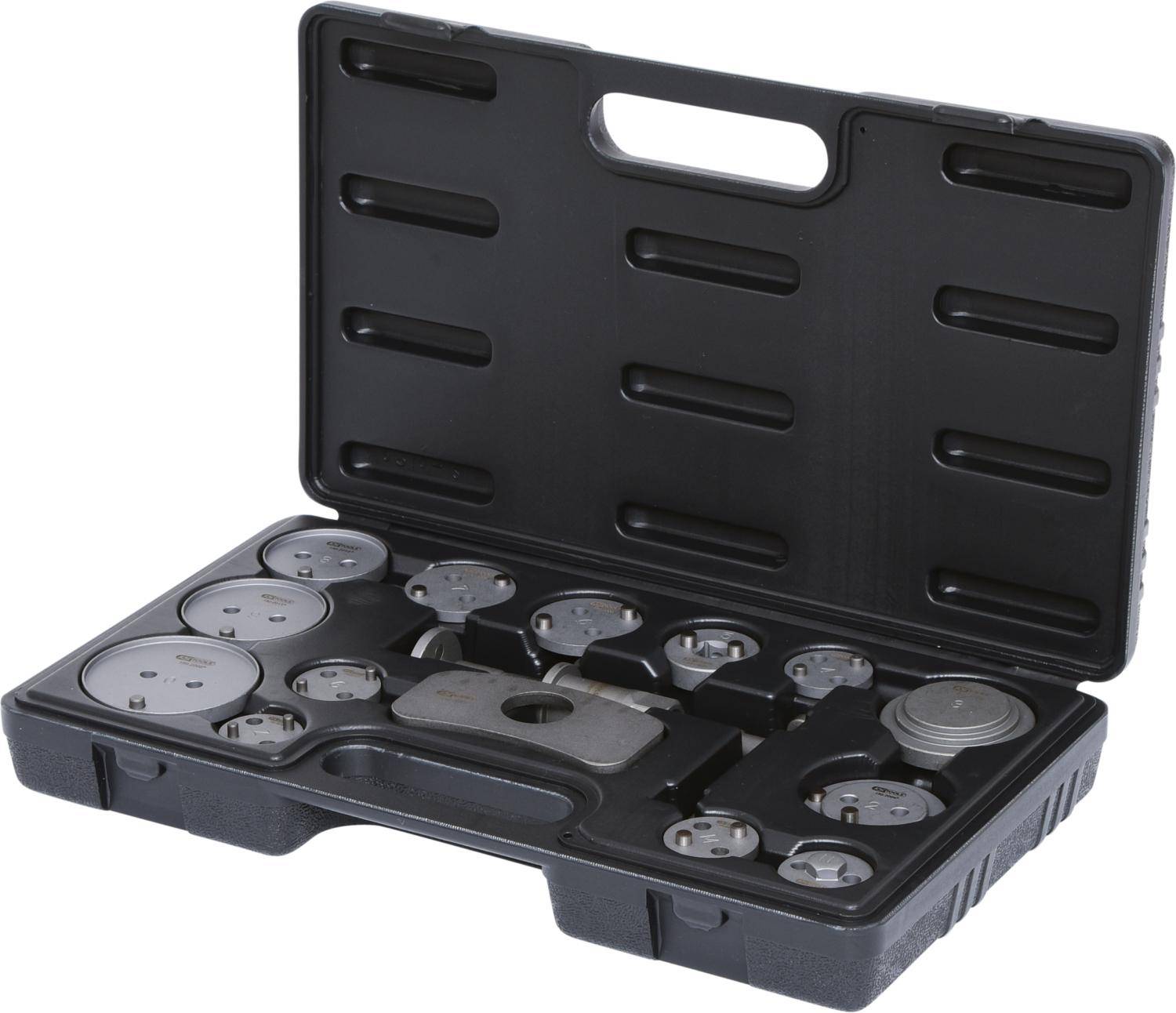 KS TOOLS Bremskolben-Rckstell-Werkzeug-Satz, 15-tlg