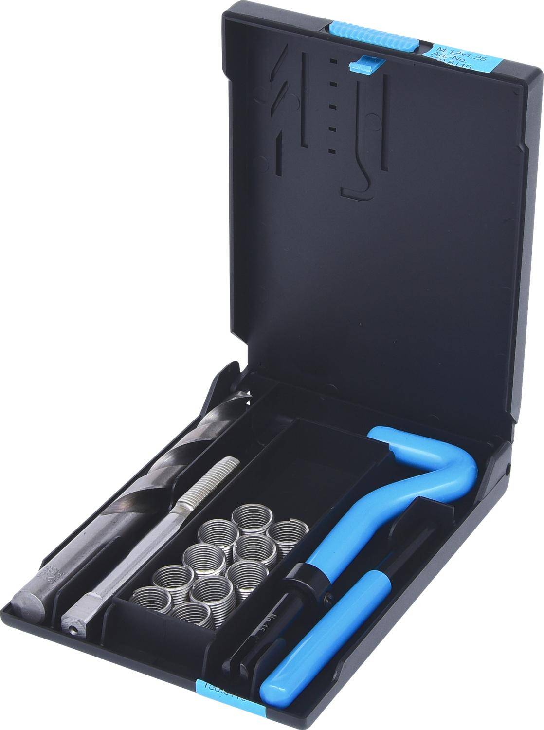 KS TOOLS Nirostahl Gewinde-Reparatur-Satz M12x1,25x16,8mm, 14-tlg