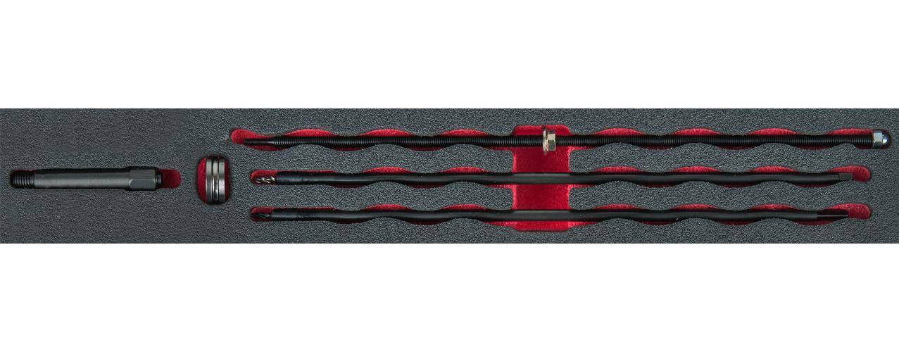 KS TOOLS Universal Glühkerzenspitzen-Ausbohrsatz M8 x 1,0