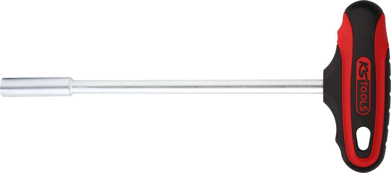 KS TOOLS CHROMEplus T-Griff-Nuss-Schraubendreher, lang, 5,5mm (158.50055)