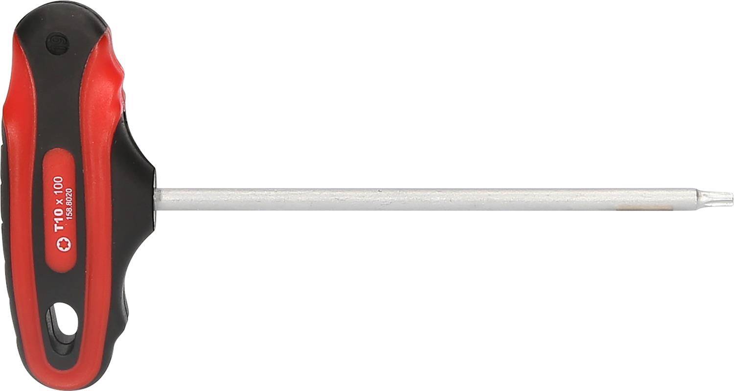 KS TOOLS ERGOTORQUEplus T-Griff-TX-Stiftschlüssel kurz, T10 (158.8020)