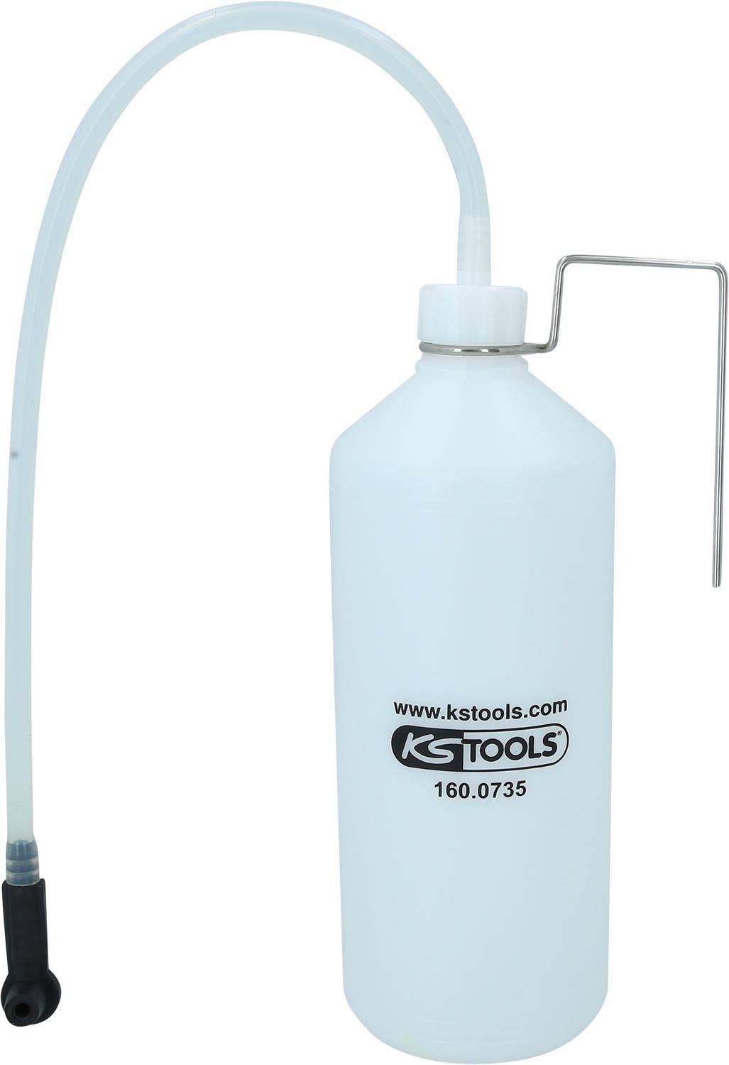 KS TOOLS Bremsflssigkeits-Auffangflasche, 1 Liter