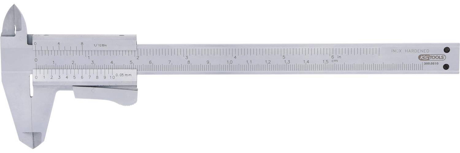 KS TOOLS Taschen-Messschieber 0-150mm, 235mm