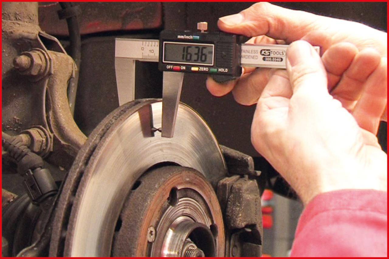 KS TOOLS Digital-Bremsscheiben-Messschieber 0-60mm, 160mm