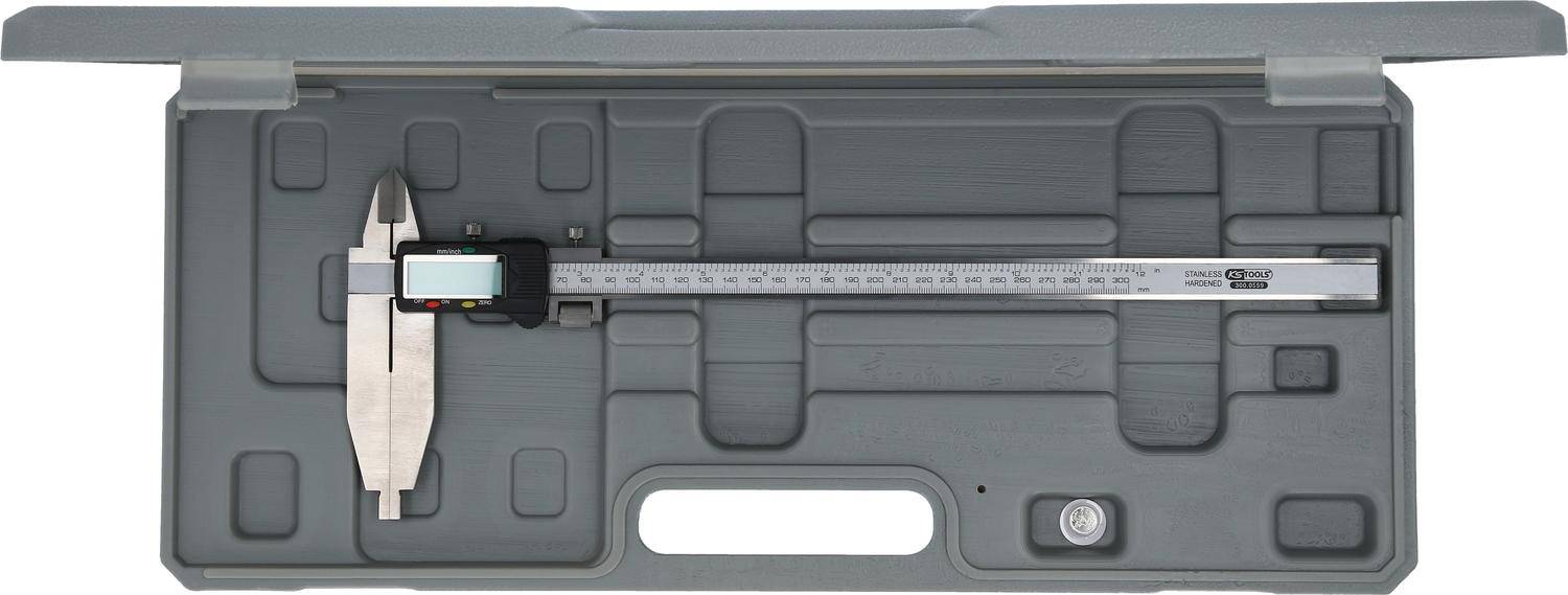 KS TOOLS Werkstatt-Messschieber ohne Spitzen digital, 0-300mm