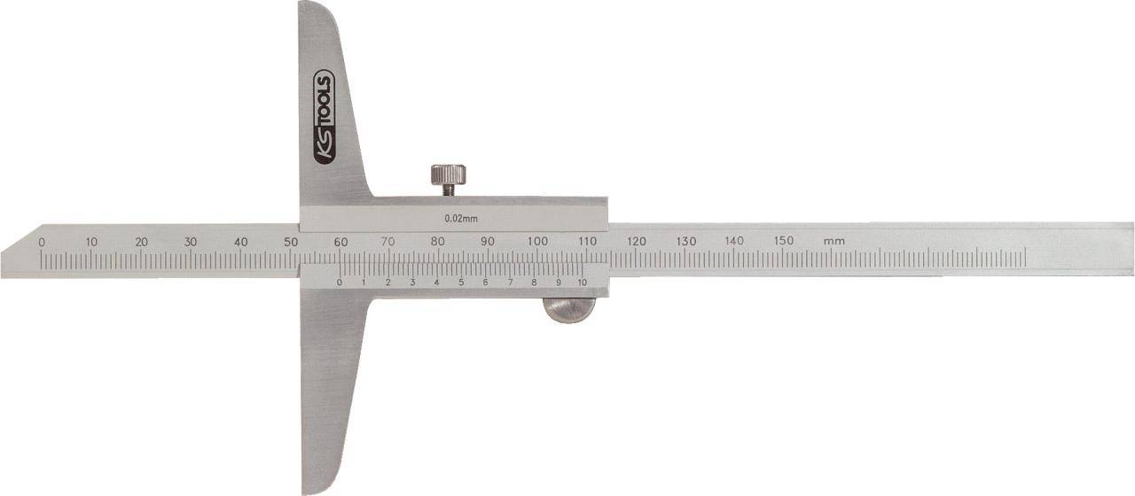 KS TOOLS Tiefenmessschieber, 0-400mm