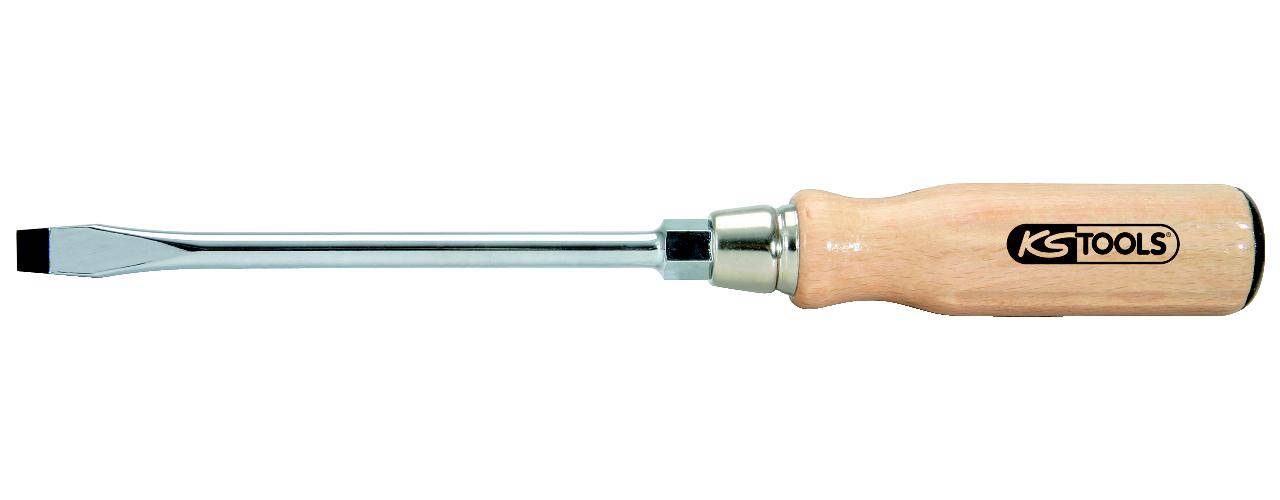 KS TOOLS ERGOTORQUE WOOD Schlitz-Schraubendreher, 9mm