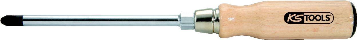 KS TOOLS ERGOTORQUE WOOD Schraubendreher, PH2 (300.1012)