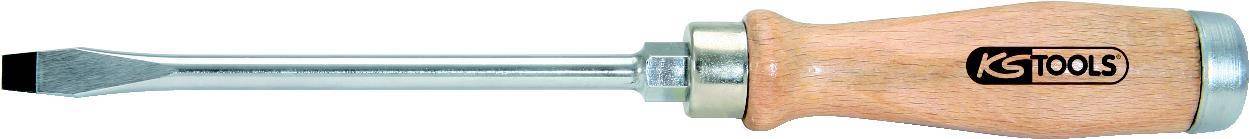 KS TOOLS ERGOTORQUE WOODmax Schlag-Schlitz-Schraubendreher, 4,5mm (300.1052)