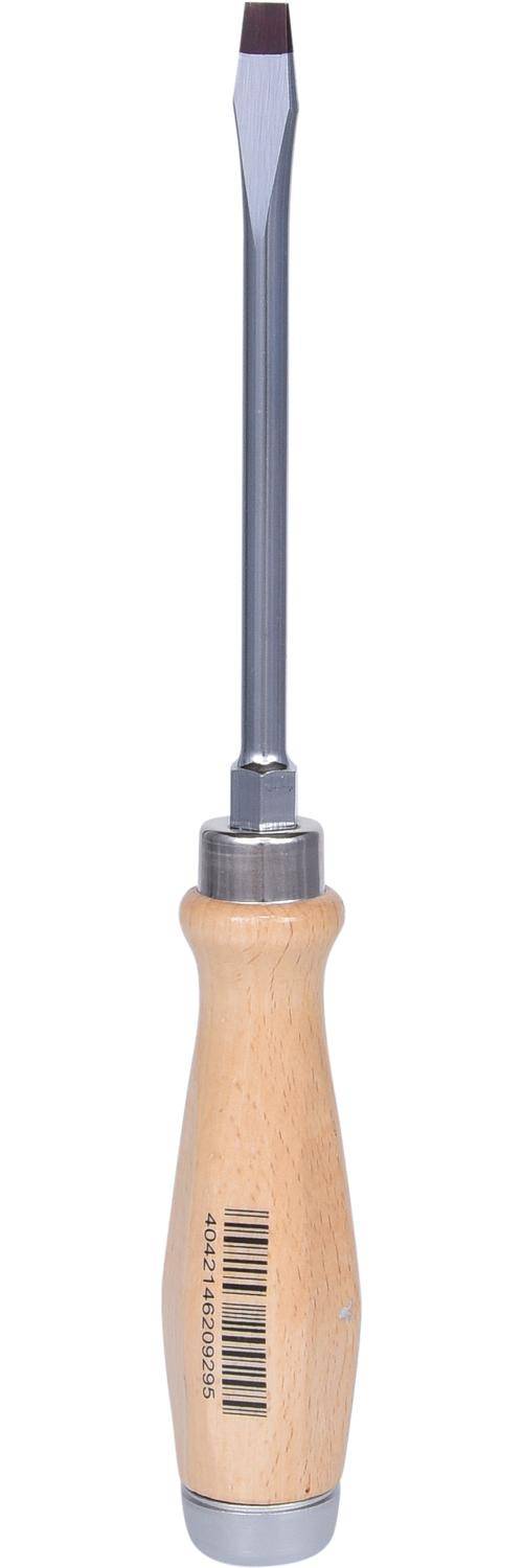 KS TOOLS ERGOTORQUE WOODmax Schlag-Schlitz-Schraubendreher, 7,0mm