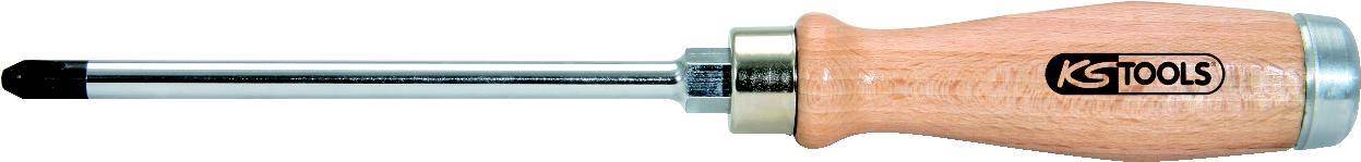 KS TOOLS ERGOTORQUE WOODmax Schlag-Schraubendreher, PH2 (300.1062)