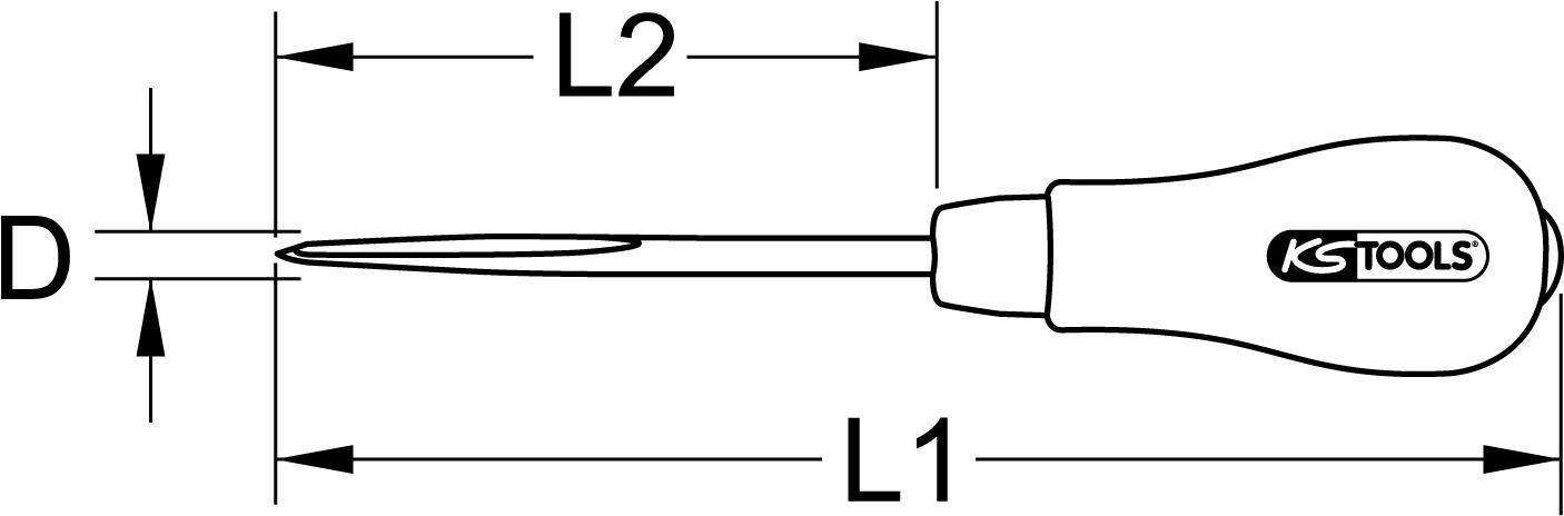 KS TOOLS Antreiber, 190mm (300.1082)