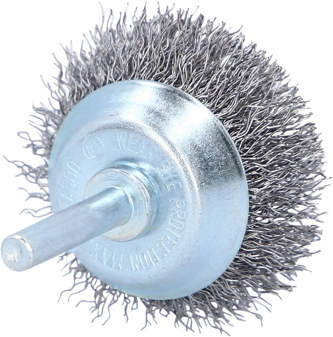 KS TOOLS Stahldrahttopfbürste 0,3mm, Ø 38mm
