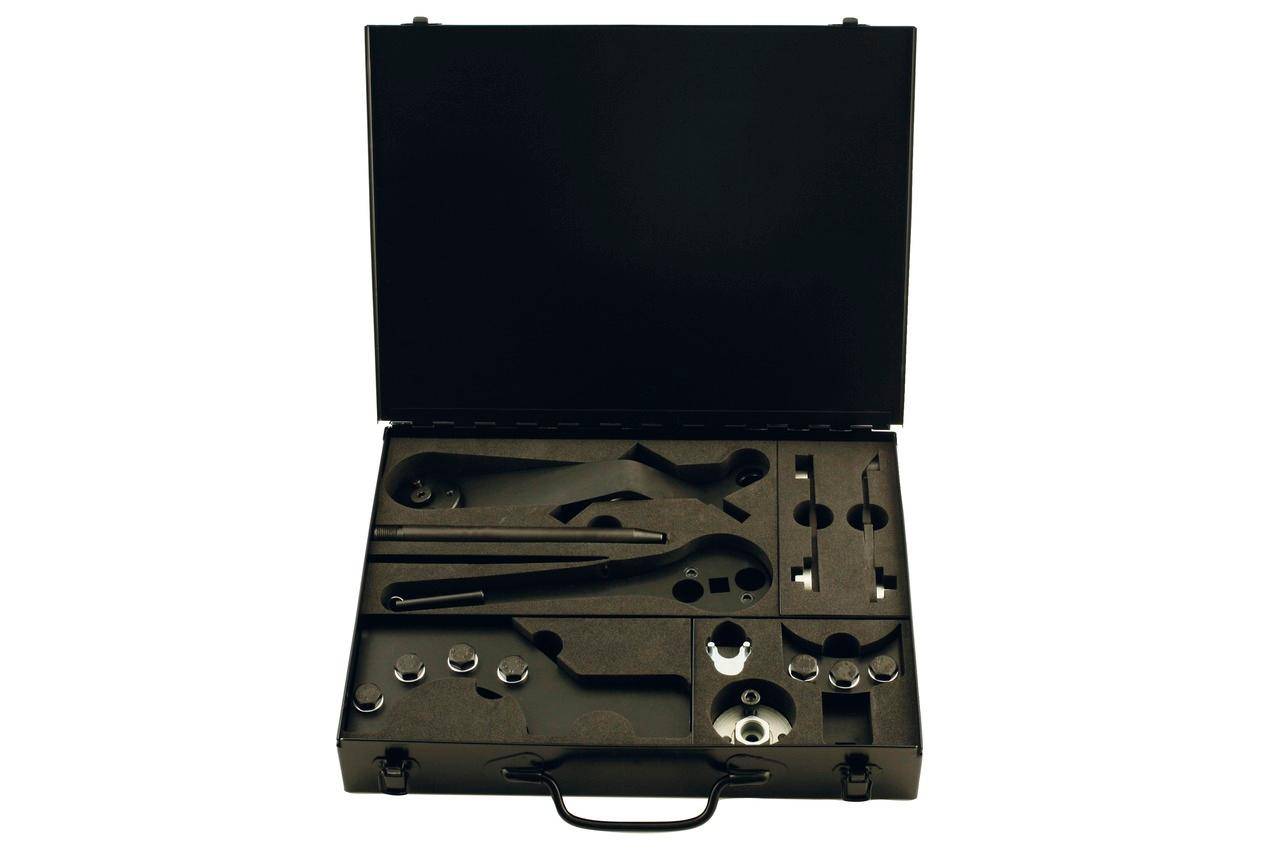 KS TOOLS Motoreinstell-Werkzeug-Satz fr VAG, 14-tlg