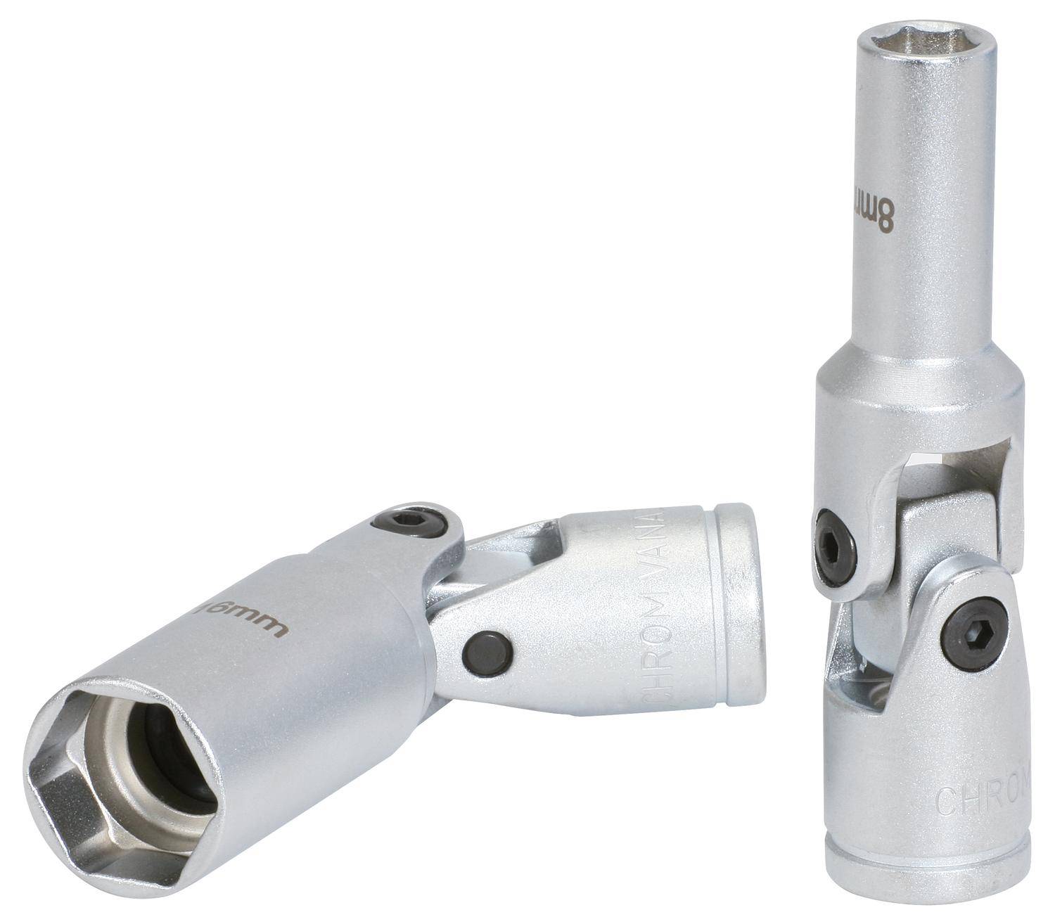 KS TOOLS 3/8" Glhkerzen-Gelenknsse, kurz, 75mm, 12mm