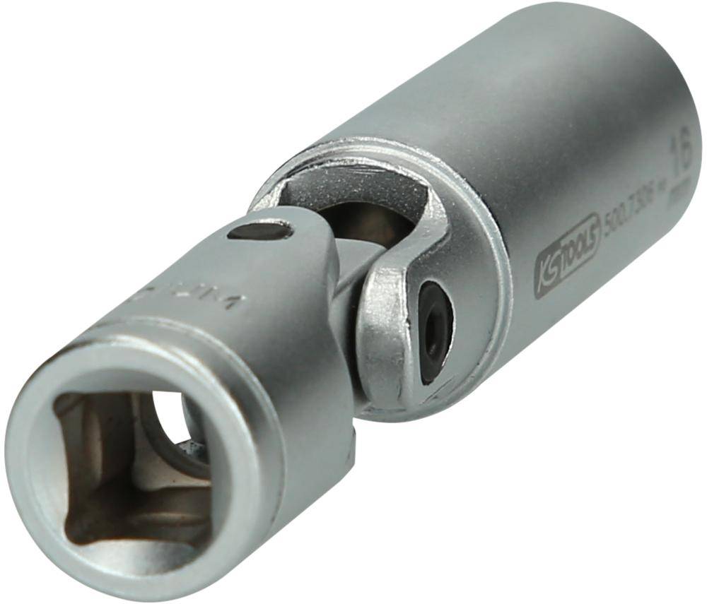 KS TOOLS 3/8" Glhkerzen-Gelenknsse, kurz, 75mm, 16mm