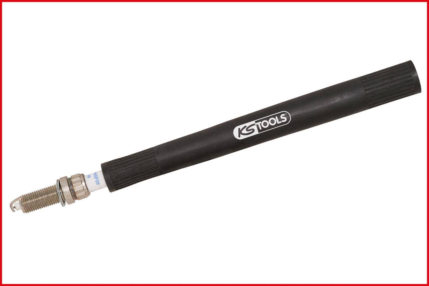 KS TOOLS Zndkerzen-Einschraubhilfe, doppelseitig, 200mm