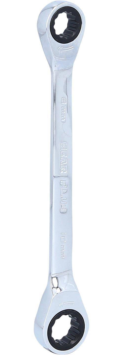 KS TOOLS GEARplus Doppel-Ratschenringschlssel, 8x10mm
