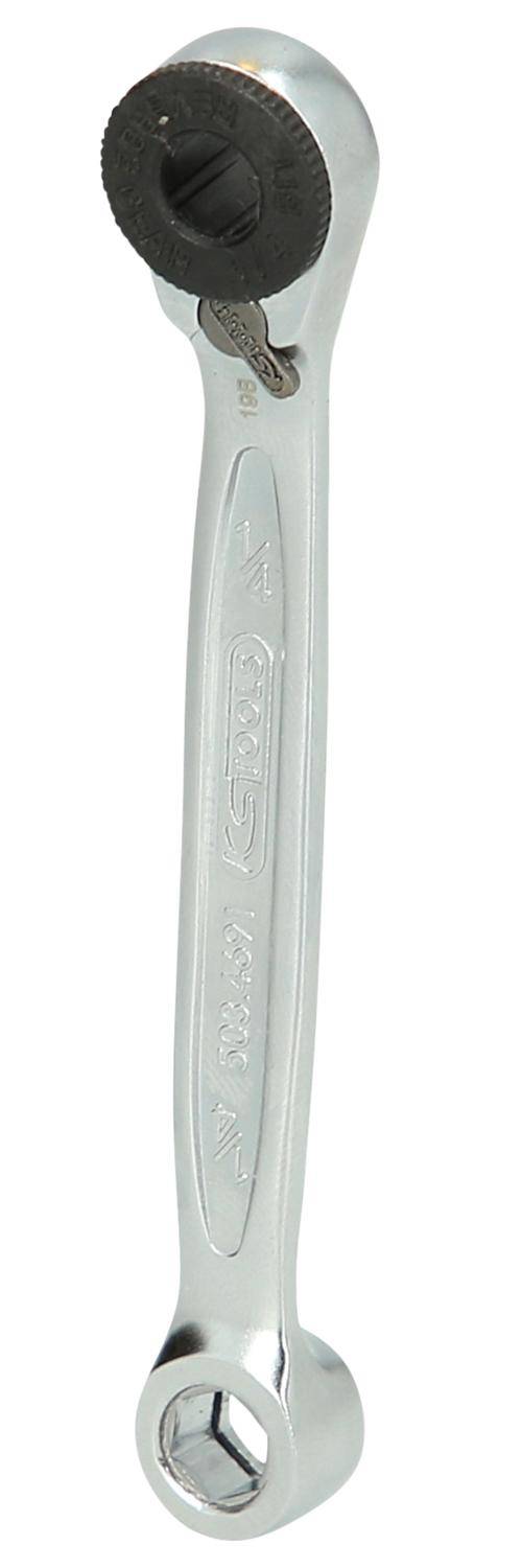KS TOOLS GEARplus Mini-Bit-Umschalt-Ratschenringschlssel 1/4"x1/4"