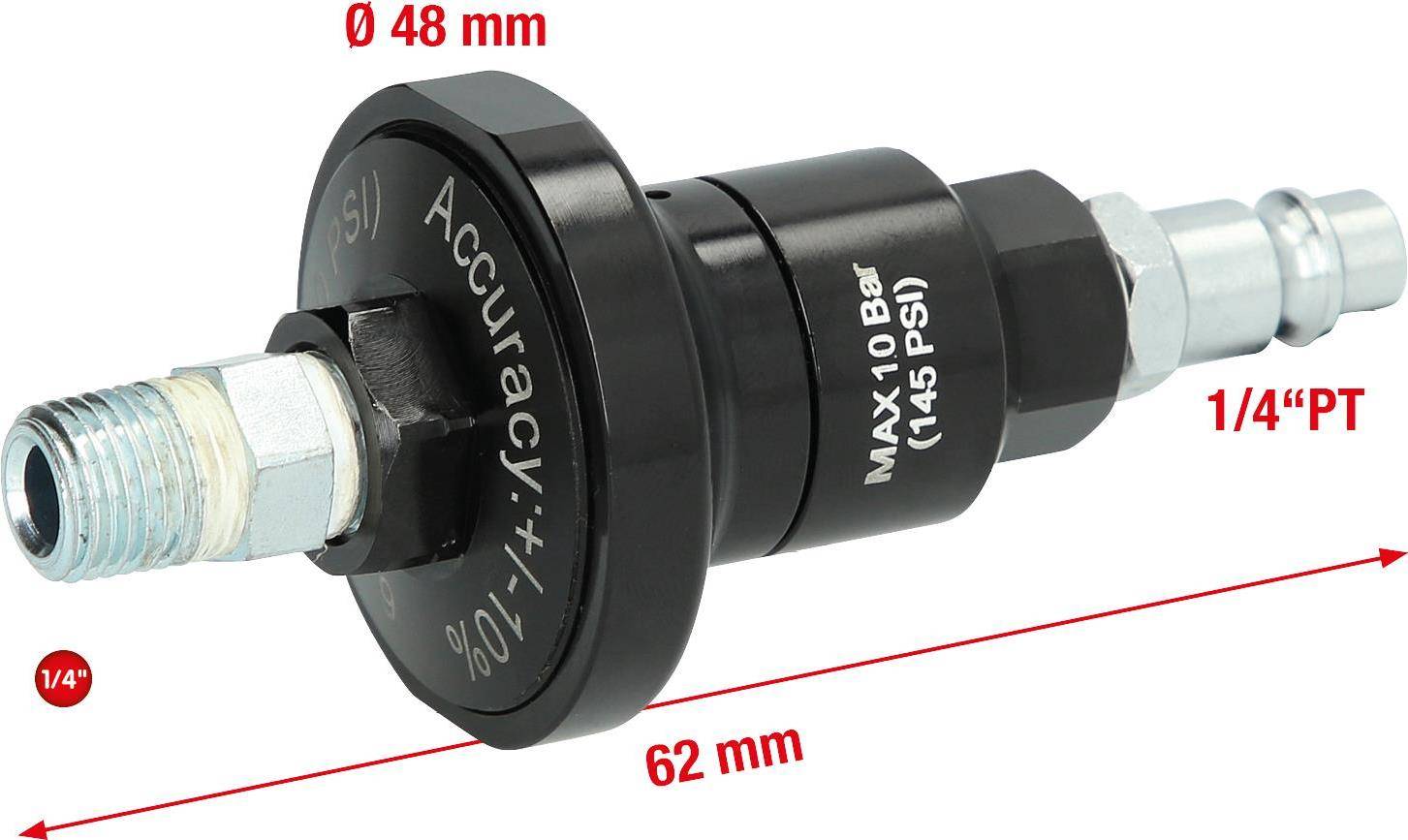 KS TOOLS Werkzeuge-Maschinen GmbH Druckluftminderer von maximal 10,0 bar auf 6,2 bar (515.3366)