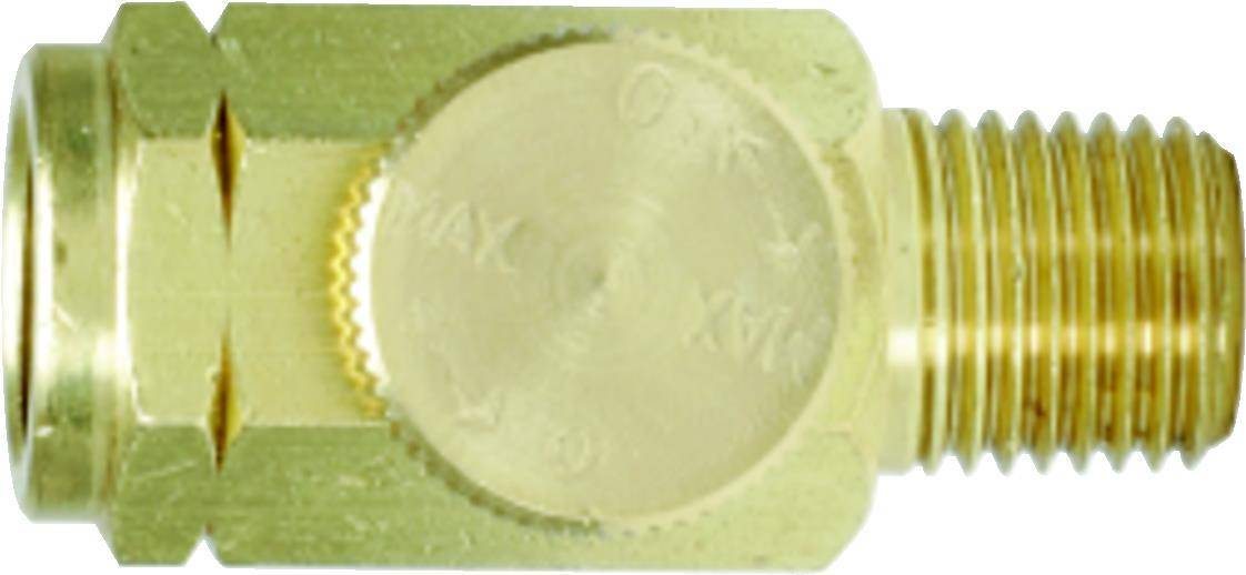 KS TOOLS 1/4'' Messing-Druckluft-Regulierer, 11x13mm (515.3365)