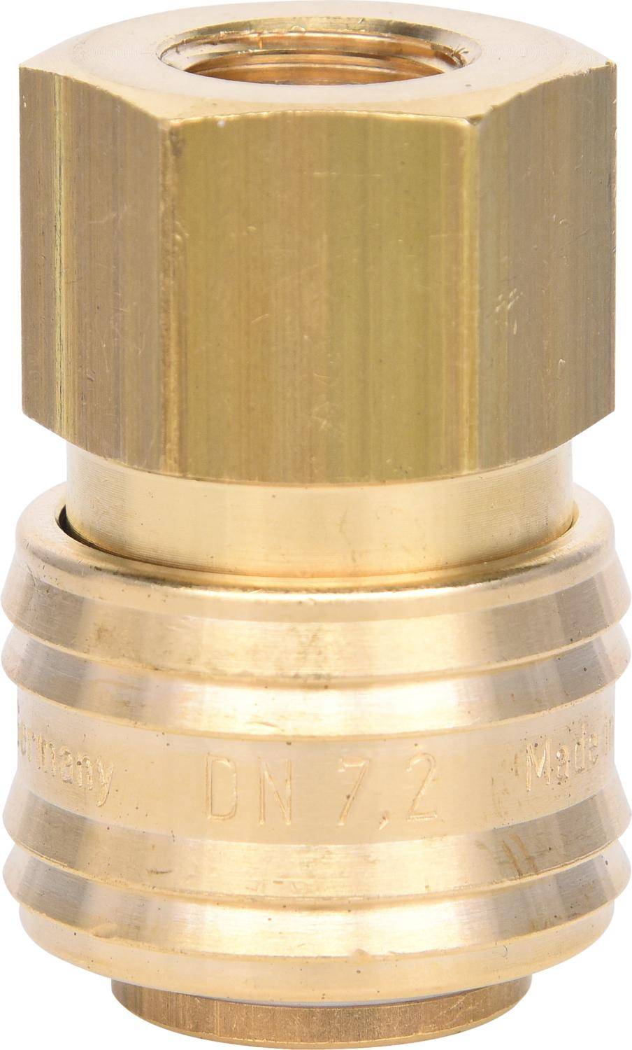 KS TOOLS Messing-Kupplung mit Innengewinde, G1/4"IG