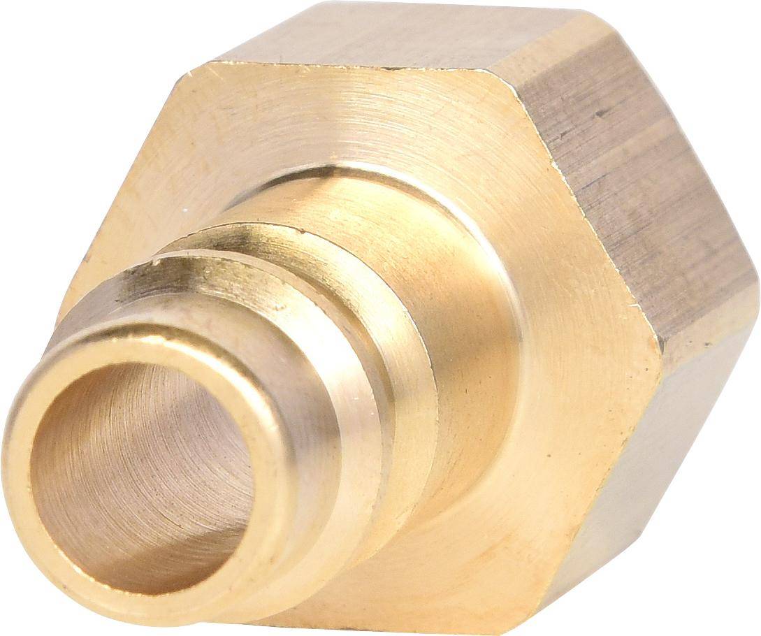 KS TOOLS Messing-Stecknippel mit Innengewinde, G3/8"IG