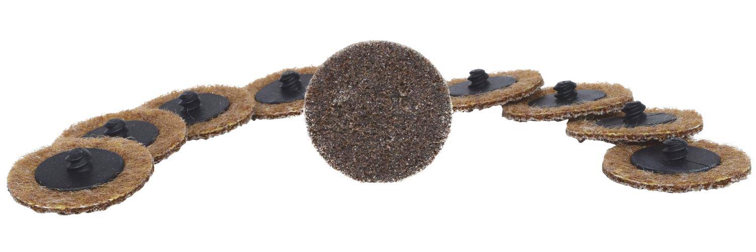 KS TOOLS Ersatz-Schleifpads, Ø50mm, Körnung 80, 10er Pack