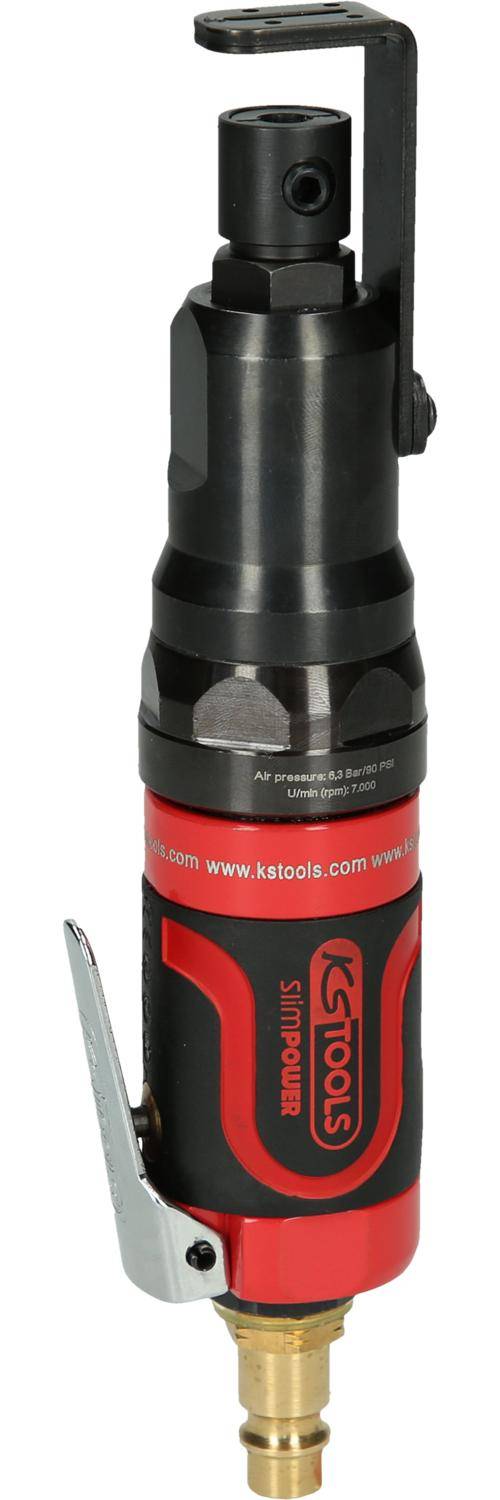 KS TOOLS SlimPOWER Mini-Druckluft-Karosserie-Stichsäge, 170mm