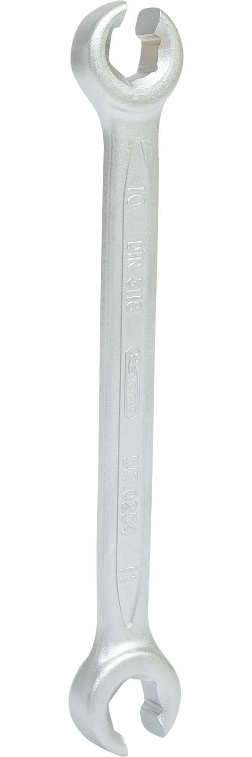 KS TOOLS Offener Doppel-Ringschlssel, abgewinkelt, 10x11mm