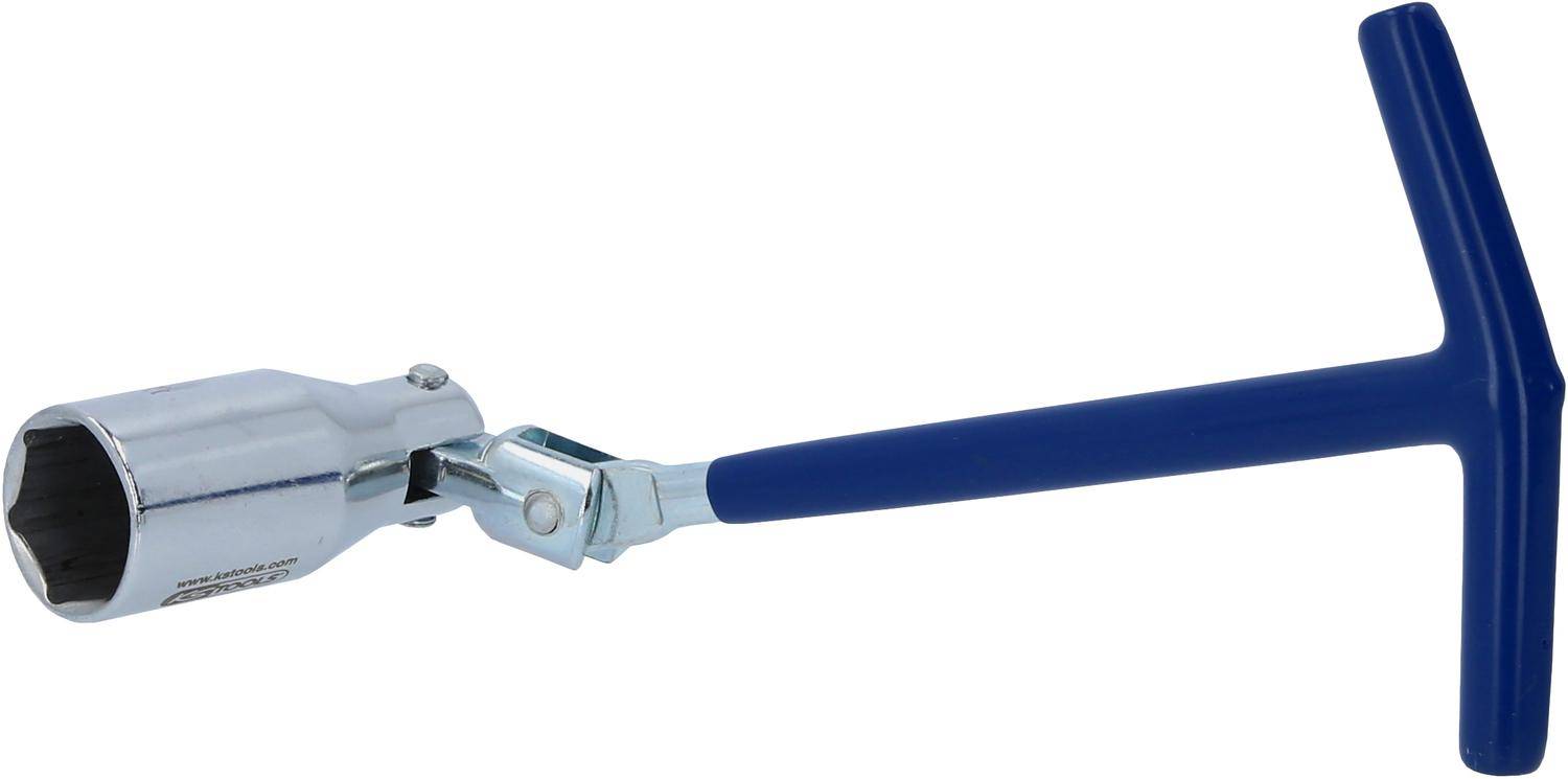 KS TOOLS T-Griff-Zündkerzenschlüssel mit Gelenk, 21mm